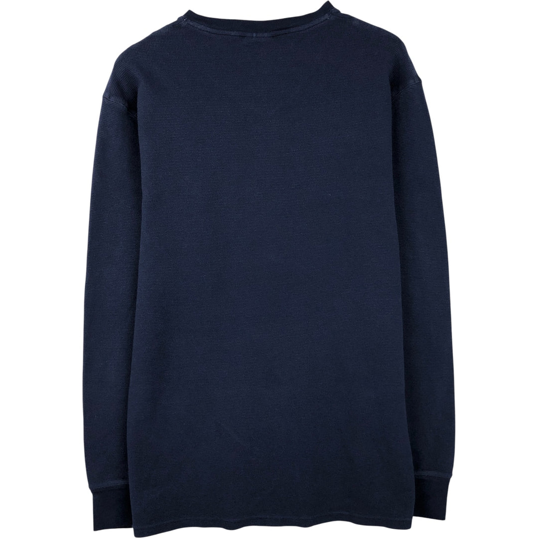Ralph Lauren POLO RALPH LAUREN SLEEPWEAR V-neck long T-shirt, men's size XXL cotton navy blue type Vintage Second Hand