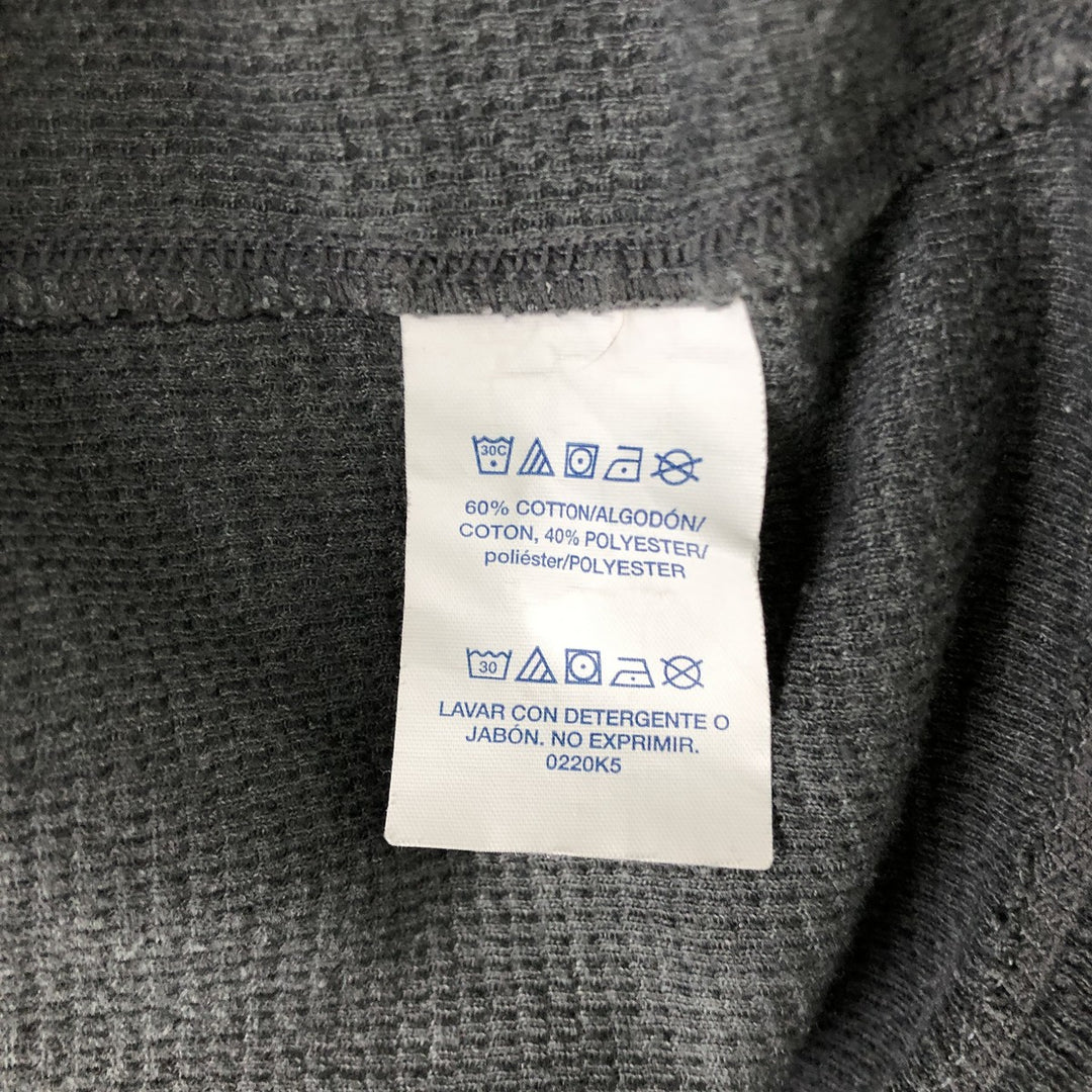 Ralph Lauren POLO RALPH LAUREN SLEEPWEAR Thermal Long T-Shirt, Men's Size L cotton gray type Vintage Second Hand