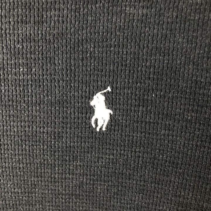 Ralph Lauren POLO RALPH LAUREN SLEEPWEAR Thermal Long T-Shirt, Men's Size L cotton gray type Vintage Second Hand