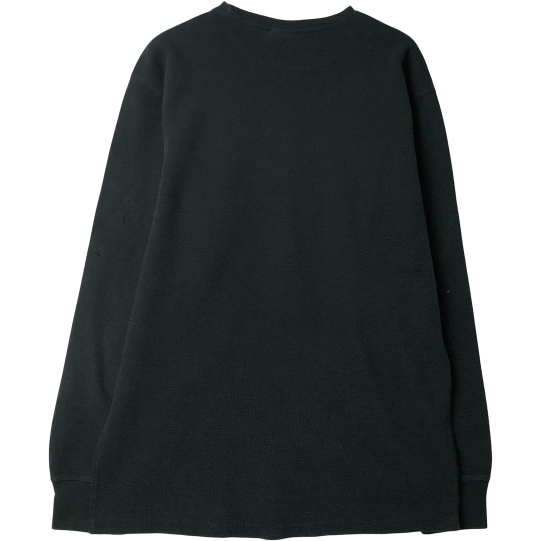 Ralph Lauren POLO RALPH LAUREN SLEEPWEAR Thermal Long T-Shirt, Men's XL cotton black type Vintage Second Hand