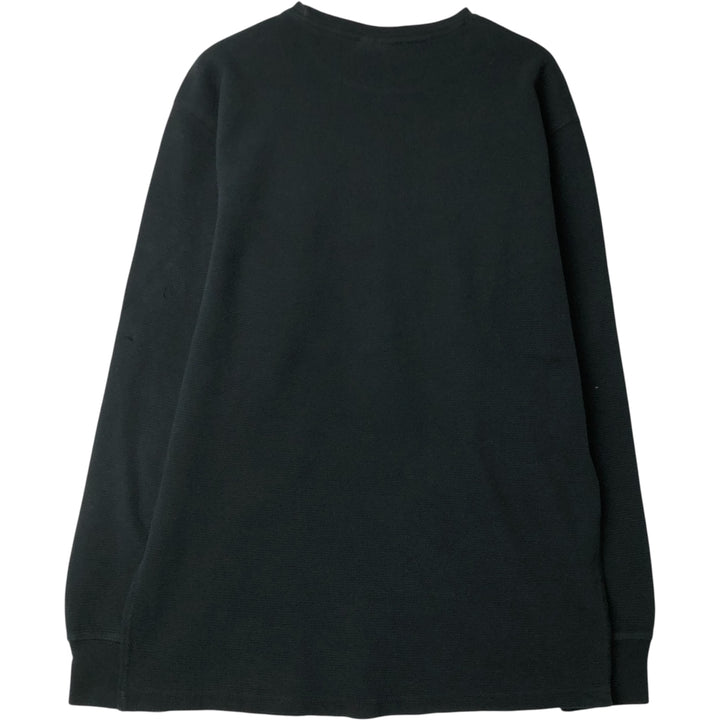 Ralph Lauren POLO RALPH LAUREN SLEEPWEAR Thermal Long T-Shirt, Men's XL cotton black type Vintage Second Hand