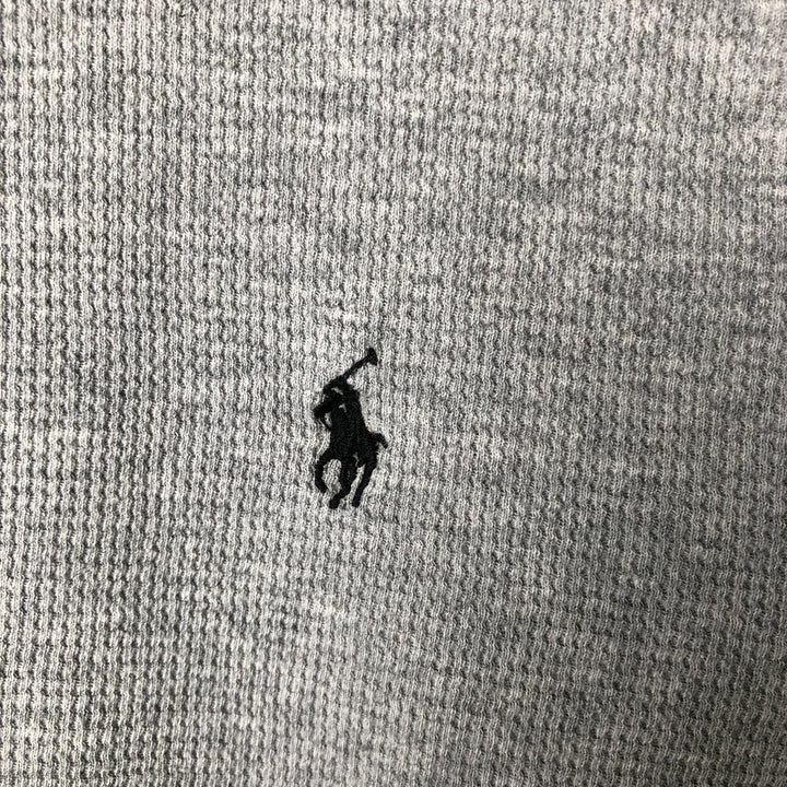 Ralph Lauren POLO RALPH LAUREN SLEEPWEAR Thermal Long T-Shirt, Men's Size L cotton gray type Vintage Second Hand
