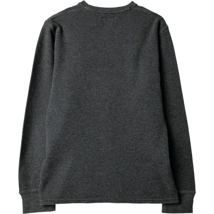 Ralph Lauren POLO RALPH LAUREN Thermal Long T-Shirt, Men's Size M cotton gray type Vintage Second Hand