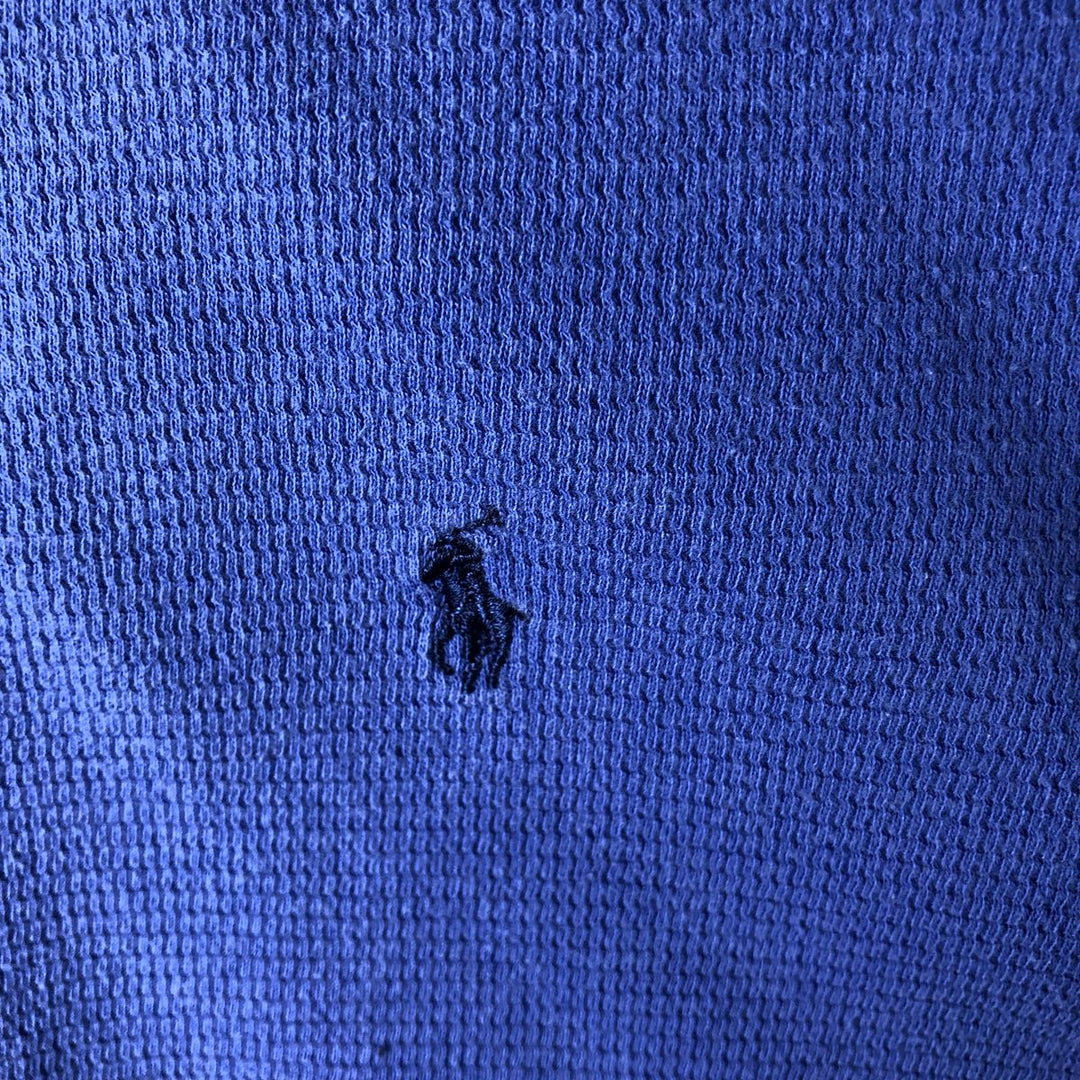 Ralph Lauren POLO RALPH LAUREN SLEEPWEAR Thermal Long T-Shirt, Men's XL cotton blue type Vintage Second Hand