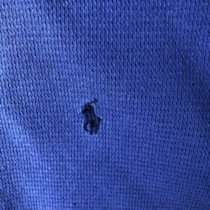 Ralph Lauren POLO RALPH LAUREN SLEEPWEAR Thermal Long T-Shirt, Men's XL cotton blue type Vintage Second Hand