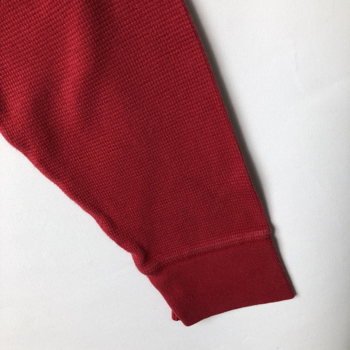 Ralph Lauren POLO RALPH LAUREN Thermal Long T-Shirt, Men's Size L cotton red type Vintage Second Hand