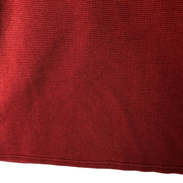 Ralph Lauren POLO RALPH LAUREN SLEEPWEAR V-neck long T-shirt, men's size S cotton red type Vintage Second Hand