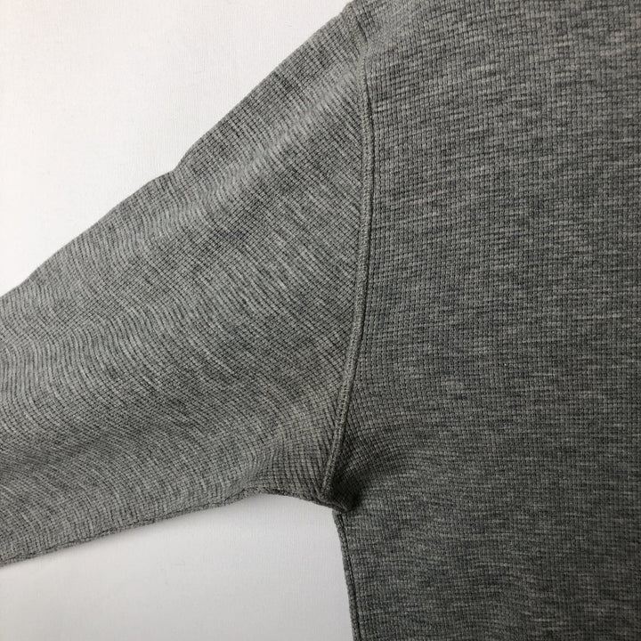 Ralph Lauren POLO RALPH LAUREN Thermal Long T-shirt Waffle Men's M size cotton gray type Vintage Second Hand