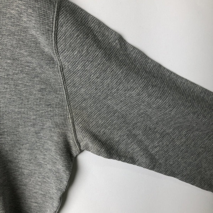 Ralph Lauren POLO RALPH LAUREN Thermal Long T-shirt Waffle Men's M size cotton gray type Vintage Second Hand