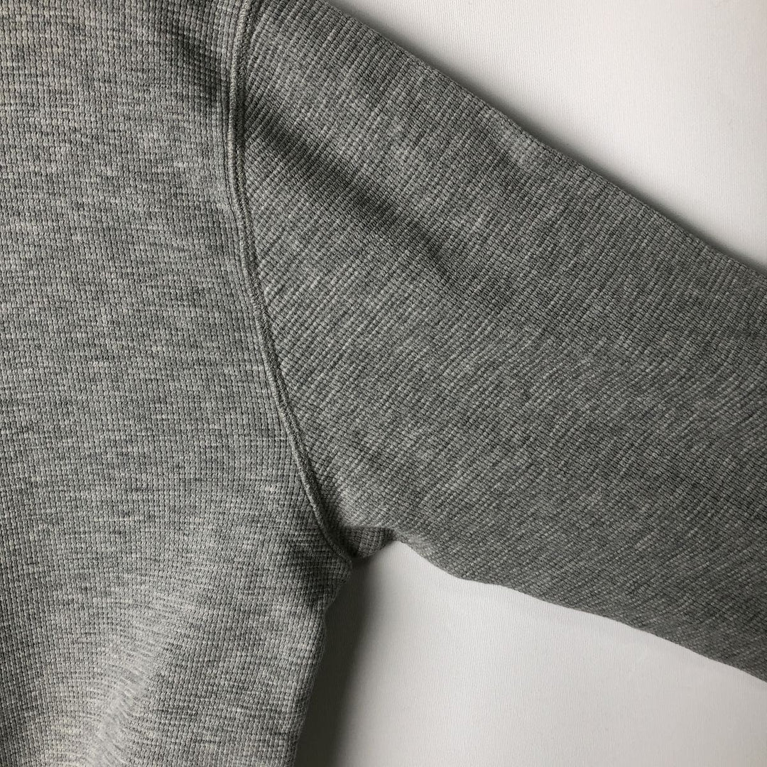 Ralph Lauren POLO RALPH LAUREN Thermal Long T-shirt Waffle Men's M size cotton gray type Vintage Second Hand