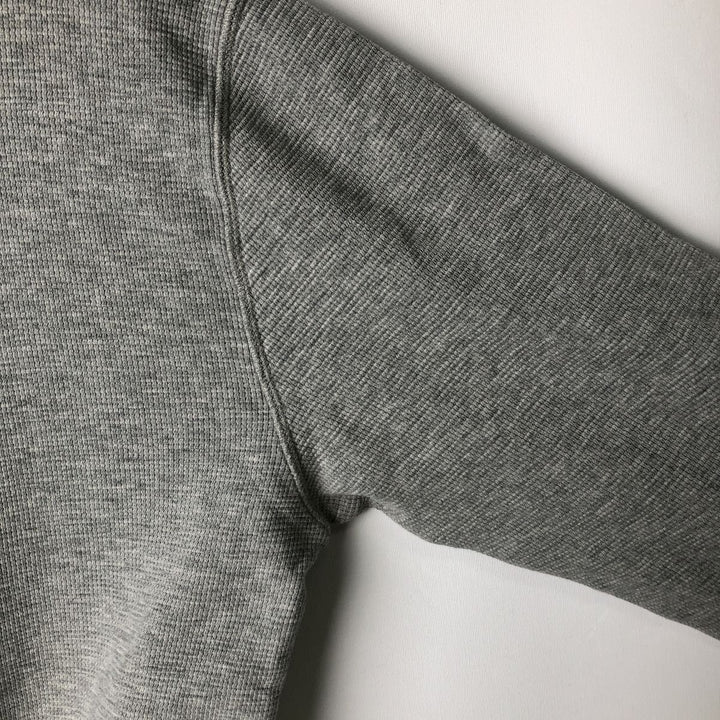 Ralph Lauren POLO RALPH LAUREN Thermal Long T-shirt Waffle Men's M size cotton gray type Vintage Second Hand