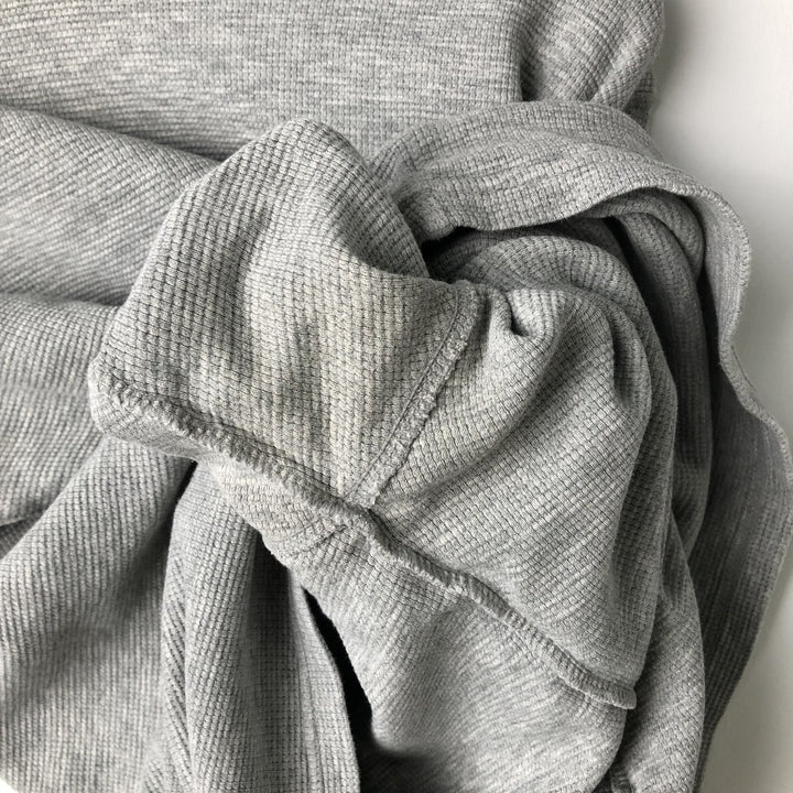 Ralph Lauren POLO RALPH LAUREN Thermal Long T-shirt Waffle Men's M size cotton gray type Vintage Second Hand
