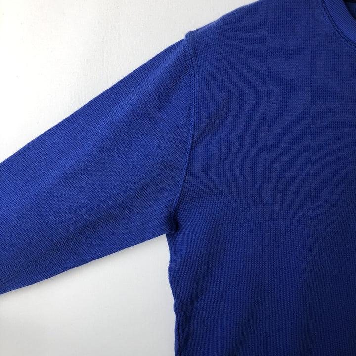 Ralph Lauren POLO RALPH LAUREN Thermal T-Shirt, Waffle, Men's Size Small cotton blue type Vintage Second Hand