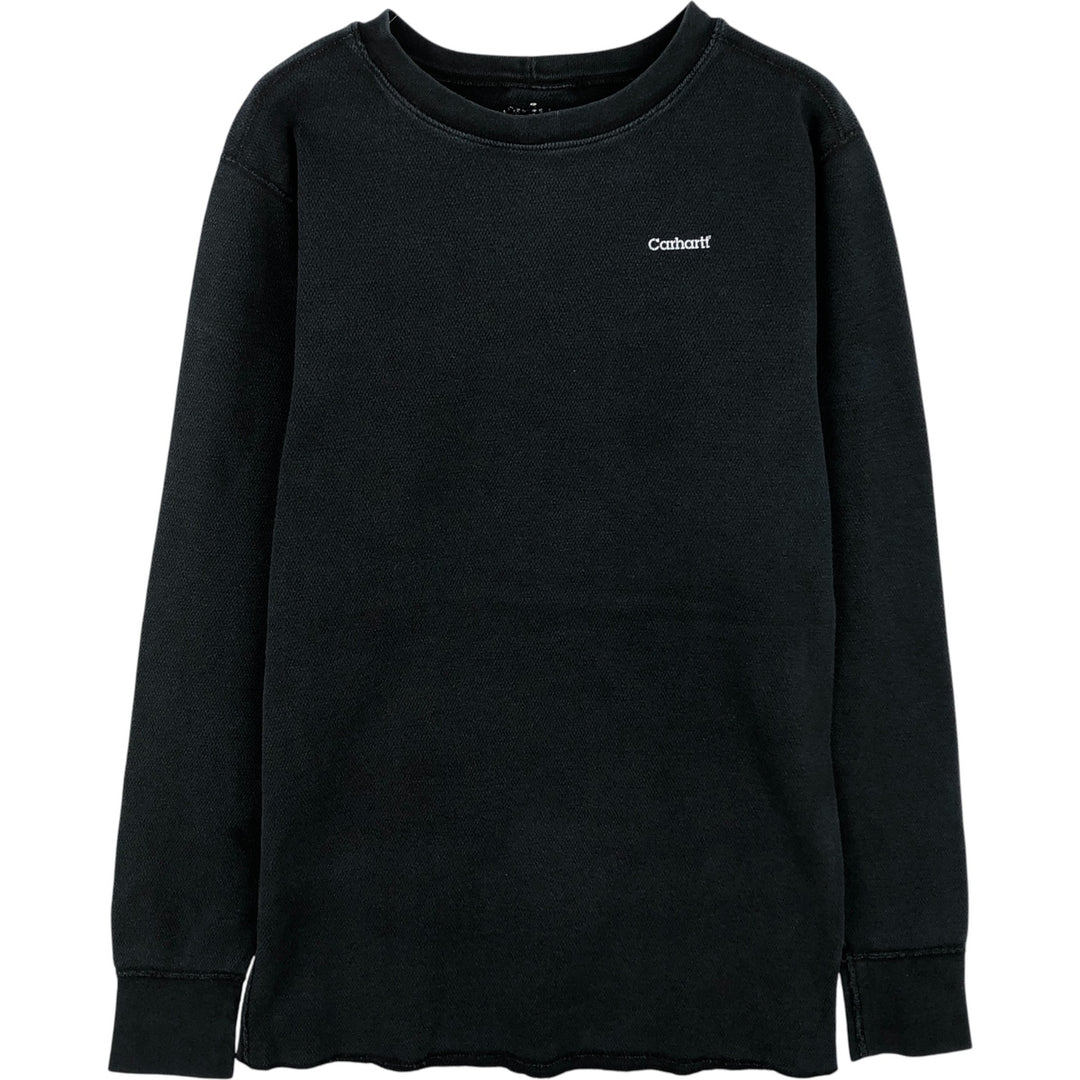 Carhartt Thermal Ron T-shirt, Honeycomb, Men's L size cotton black type Vintage Second Hand