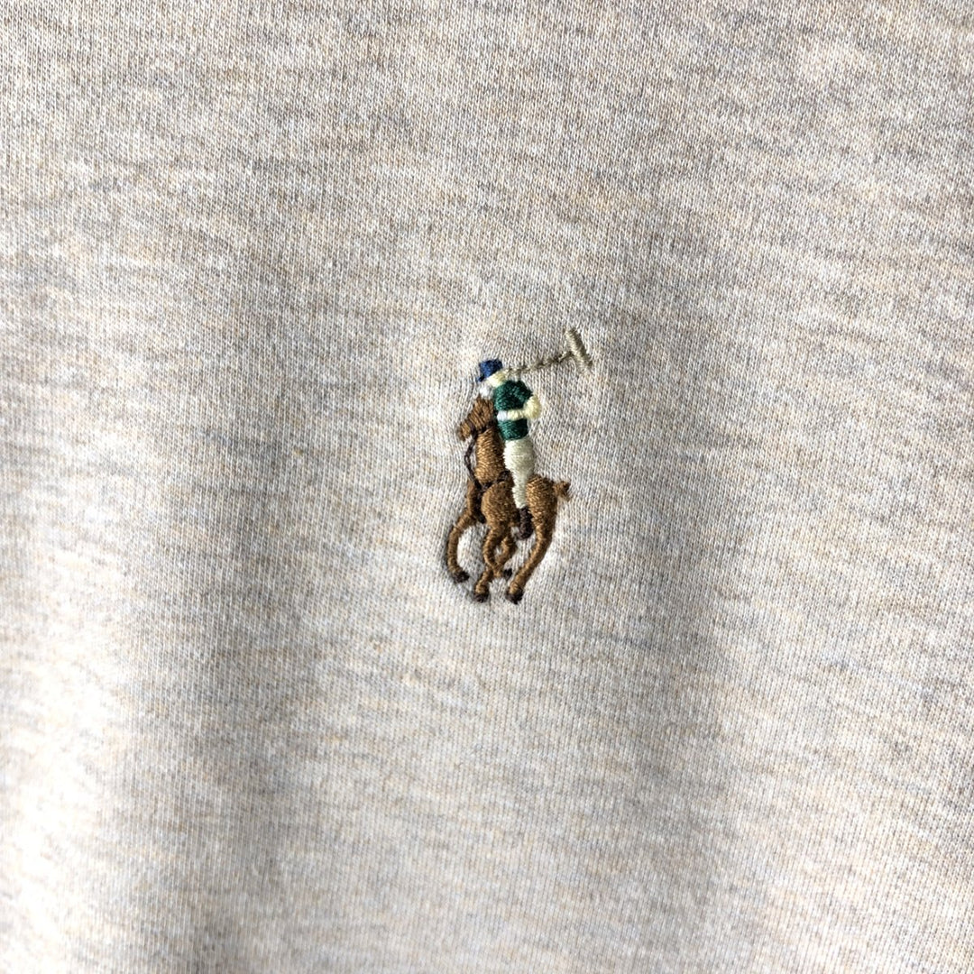 Ralph Lauren POLO RALPH LAUREN CLASSIC FIT long-sleeved polo shirt, men's size S cotton Beige type Vintage Second Hand