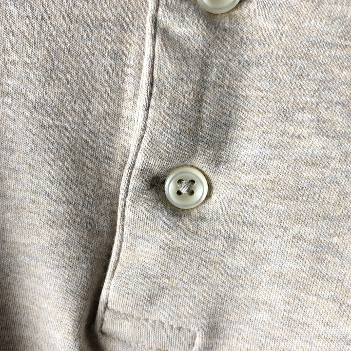 Ralph Lauren POLO RALPH LAUREN CLASSIC FIT long-sleeved polo shirt, men's size S cotton Beige type Vintage Second Hand