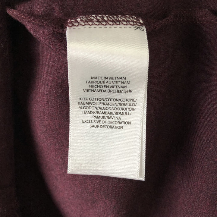 Ralph Lauren POLO RALPH LAUREN CLASSIC FIT long sleeve polo shirt men's XL equivalent cotton red type reddish brown Vintage Second Hand