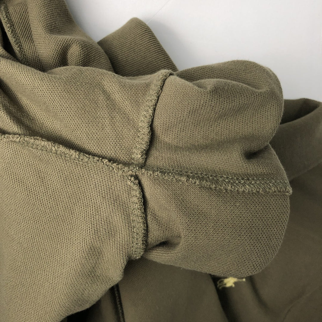 Ralph Lauren POLO RALPH LAUREN CUSTOM SLIM FIT long-sleeved polo shirt, men's size L cotton Khaki type Vintage Second Hand