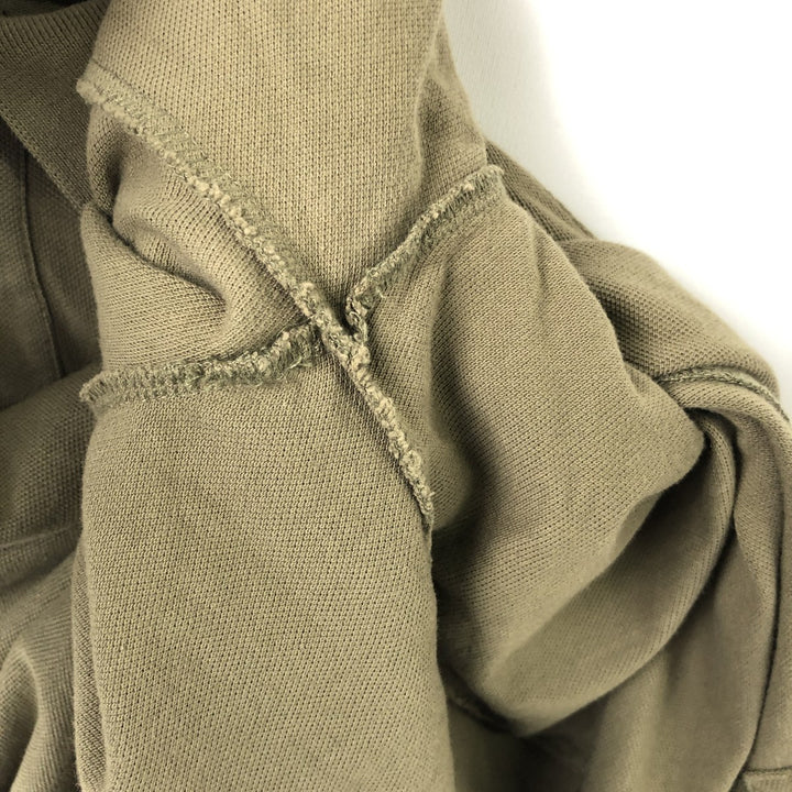 Ralph Lauren POLO RALPH LAUREN CUSTOM SLIM FIT long-sleeved polo shirt, men's size L cotton Khaki type Vintage Second Hand