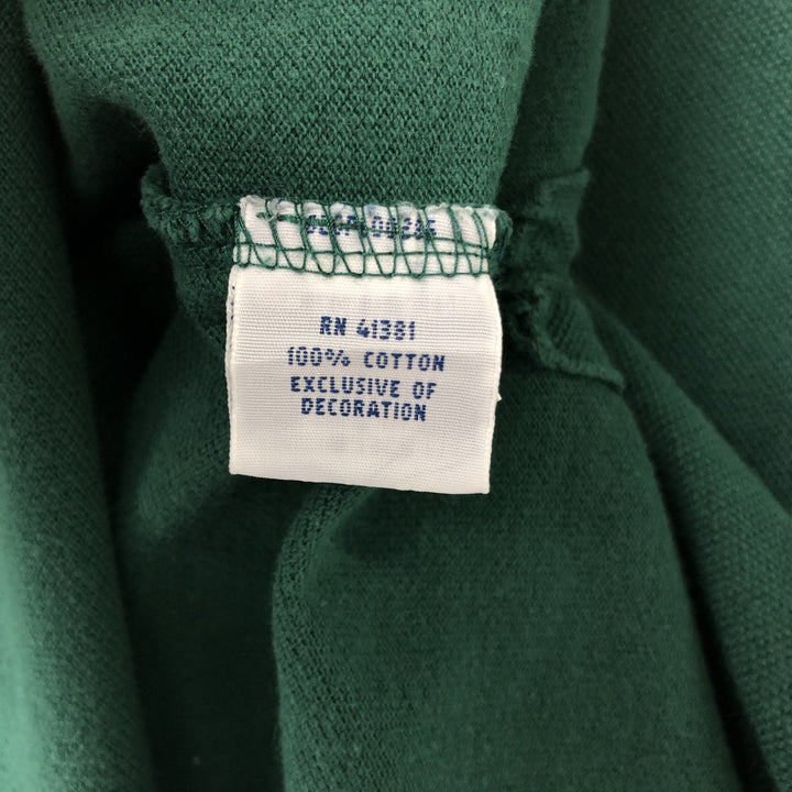 Ralph Lauren POLO RALPH LAUREN long-sleeved polo shirt, men's size S cotton green type Vintage Second Hand