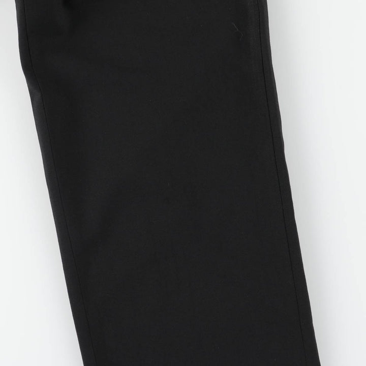 Valentino VALENTINO two-pleat slacks, men's size W33 unclear black type Vintage Second Hand