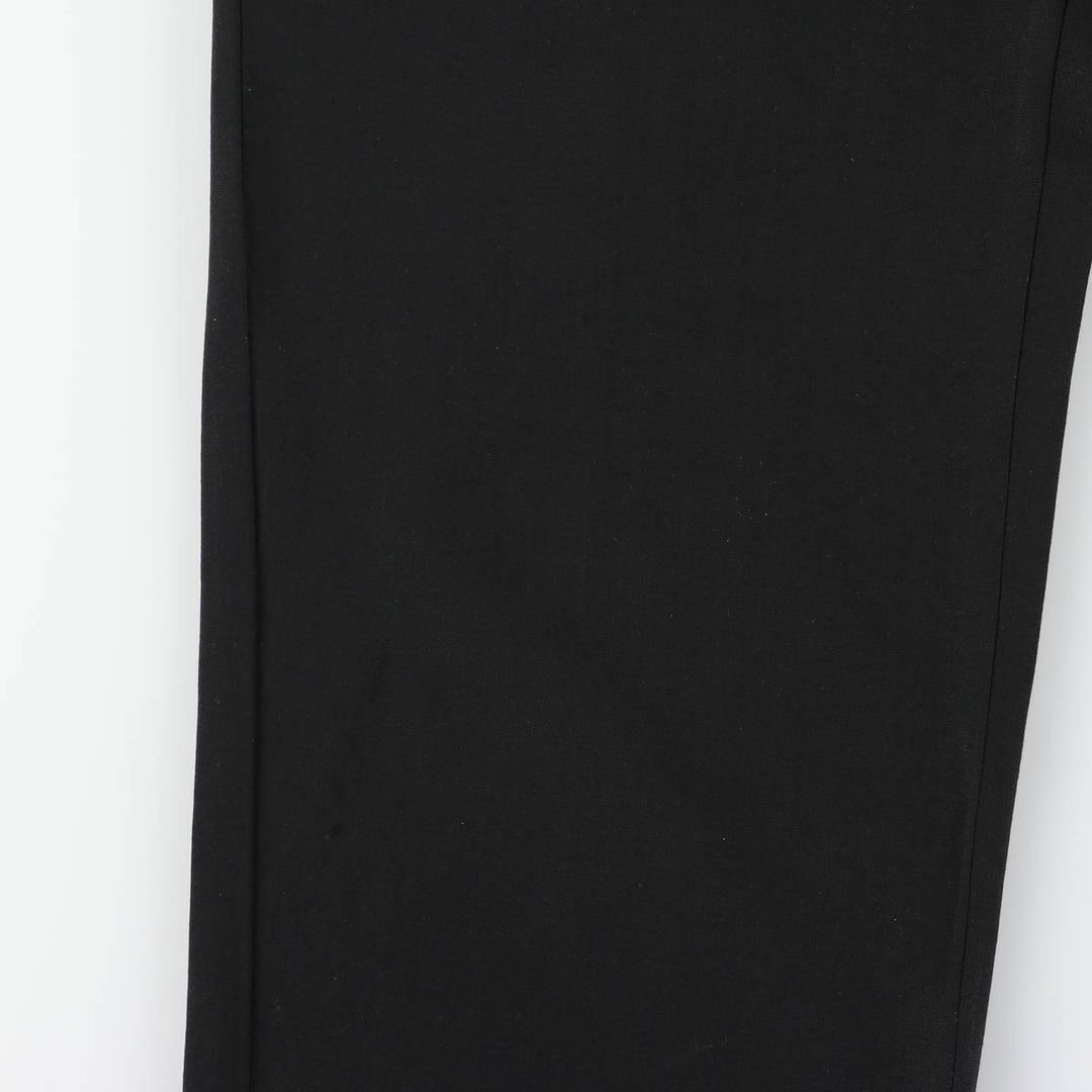 Valentino VALENTINO two-pleat slacks, men's size W33 unclear black type Vintage Second Hand