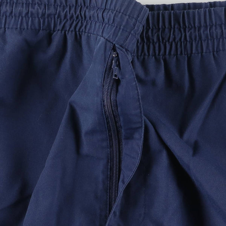 80s-90'S Christian Dior MONSIEUR Warm-Up Pants, Nylon, Crinkle-Shake Pants, Men's, Size L cotton navy blue type Vintage Second Hand