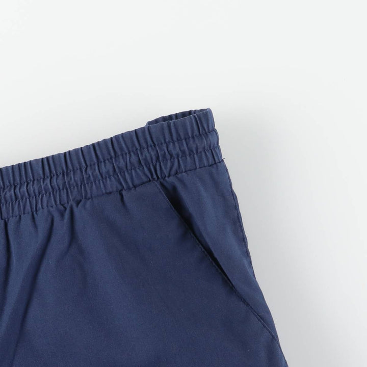 80s-90'S Christian Dior MONSIEUR Warm-Up Pants, Nylon, Crinkle-Shake Pants, Men's, Size L cotton navy blue type Vintage Second Hand