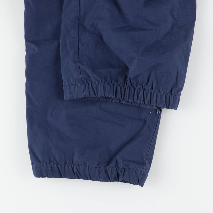 80s-90'S Christian Dior MONSIEUR Warm-Up Pants, Nylon, Crinkle-Shake Pants, Men's, Size L cotton navy blue type Vintage Second Hand