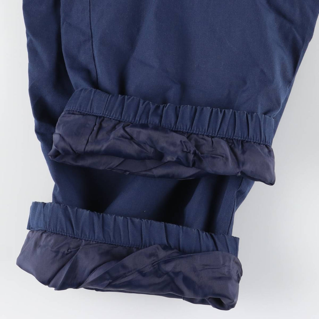 80s-90'S Christian Dior MONSIEUR Warm-Up Pants, Nylon, Crinkle-Shake Pants, Men's, Size L cotton navy blue type Vintage Second Hand