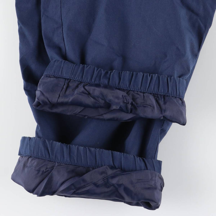 80s-90'S Christian Dior MONSIEUR Warm-Up Pants, Nylon, Crinkle-Shake Pants, Men's, Size L cotton navy blue type Vintage Second Hand