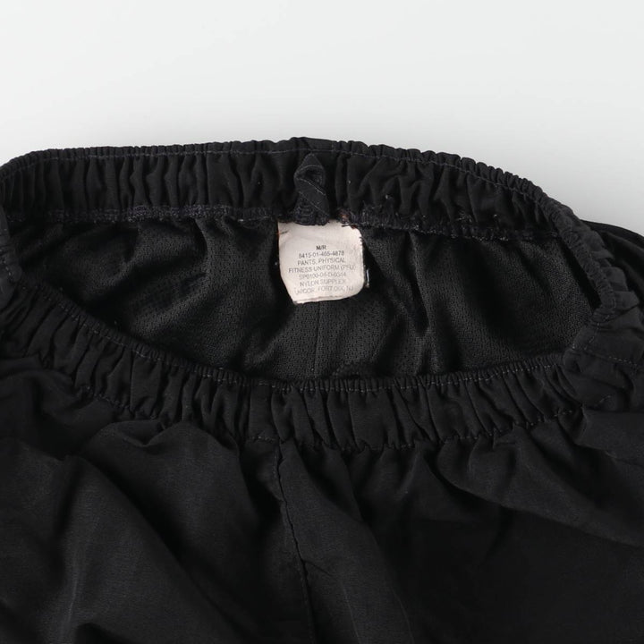 2000'S US Military PFU Training Pants, Nylon, Shaka Shaka Pants, Made in USA, Size M Nylon black type Vintage Second Hand