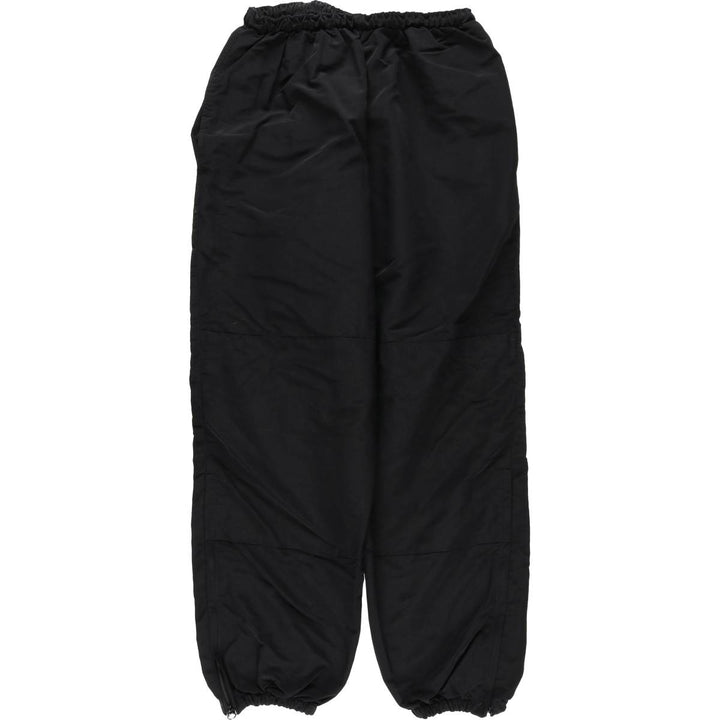1990'S US Military PFU Training Pants, Nylon, Shaka Shaka Pants, Made in USA, Size L Nylon black type Vintage Second Hand