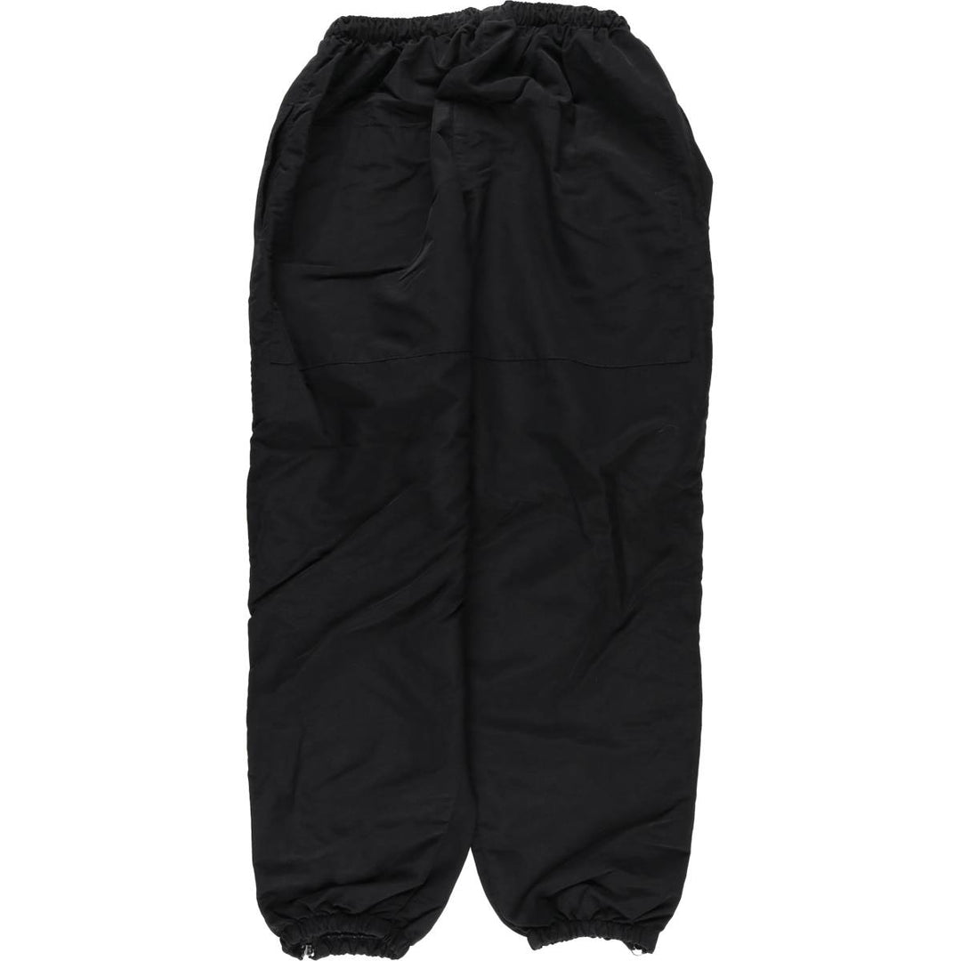 1990'S US Military PFU Training Pants, Nylon, Shaka Shaka Pants, Made in USA, Size L Nylon black type Vintage Second Hand