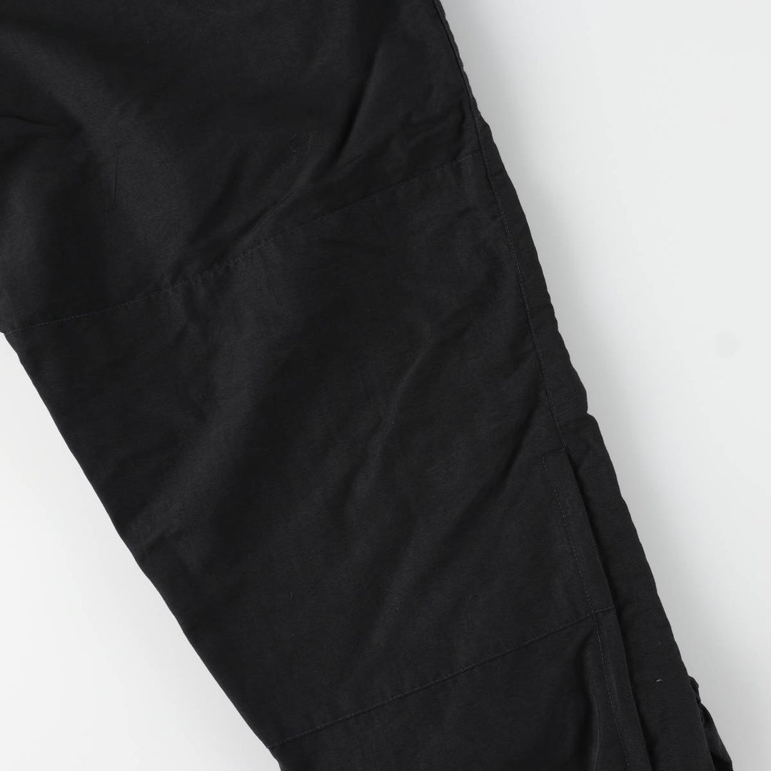 1990'S US Military PFU Training Pants, Nylon, Shaka Shaka Pants, Made in USA, Size L Nylon black type Vintage Second Hand