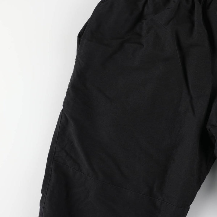 1990'S US Military PFU Training Pants, Nylon, Shaka Shaka Pants, Made in USA, Size L Nylon black type Vintage Second Hand