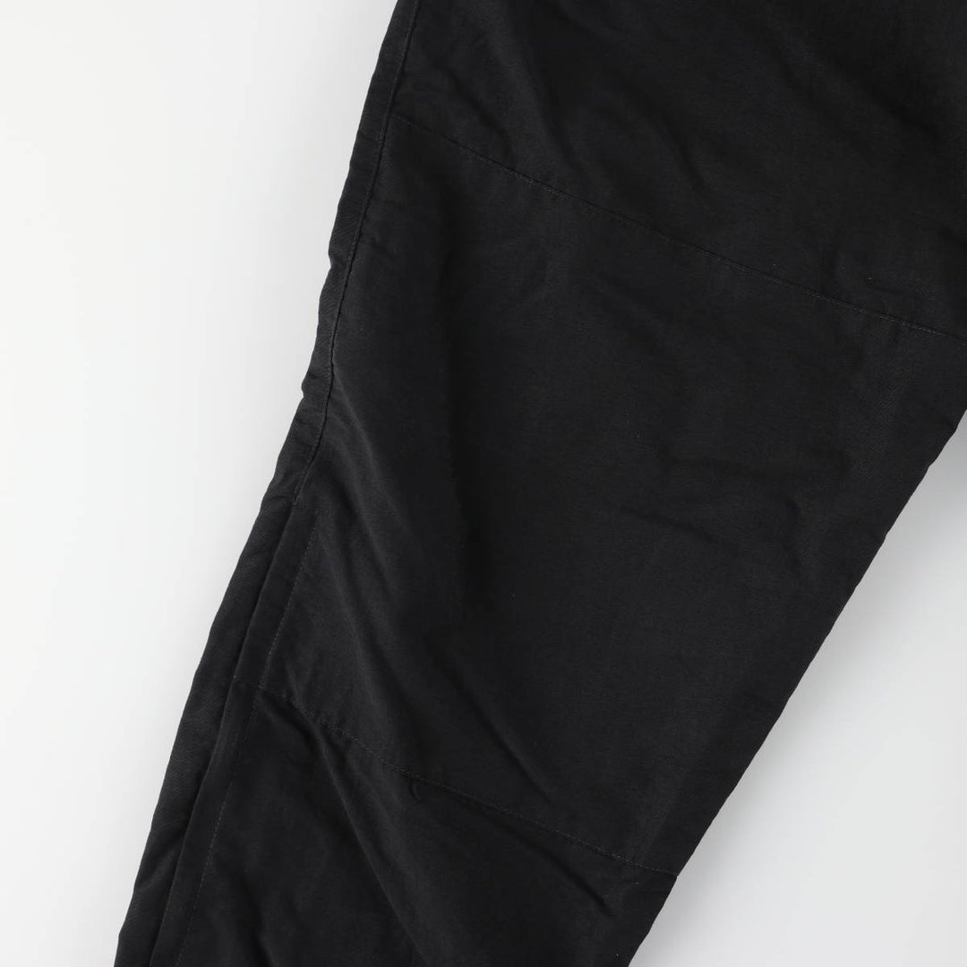 1990'S US Military PFU Training Pants, Nylon, Shaka Shaka Pants, Made in USA, Size L Nylon black type Vintage Second Hand