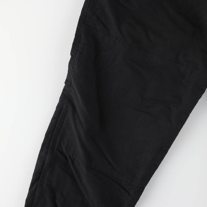 1990'S US Military PFU Training Pants, Nylon, Shaka Shaka Pants, Made in USA, Size L Nylon black type Vintage Second Hand