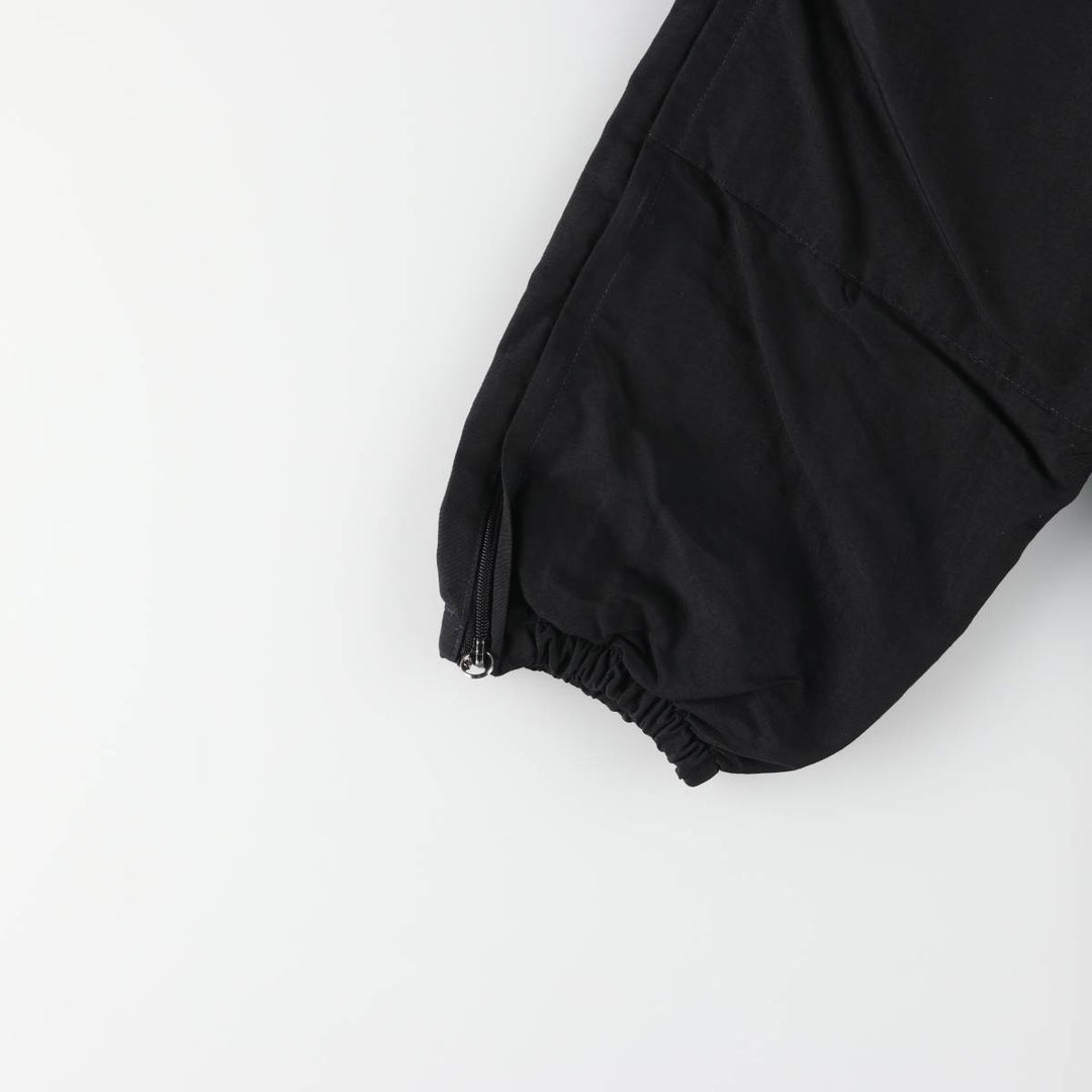 1990'S US Military PFU Training Pants, Nylon, Shaka Shaka Pants, Made in USA, Size L Nylon black type Vintage Second Hand