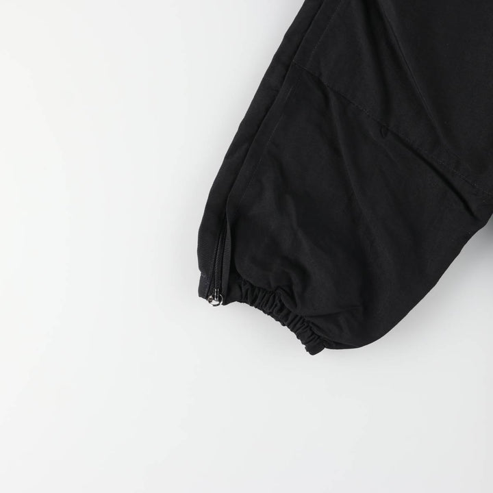 1990'S US Military PFU Training Pants, Nylon, Shaka Shaka Pants, Made in USA, Size L Nylon black type Vintage Second Hand