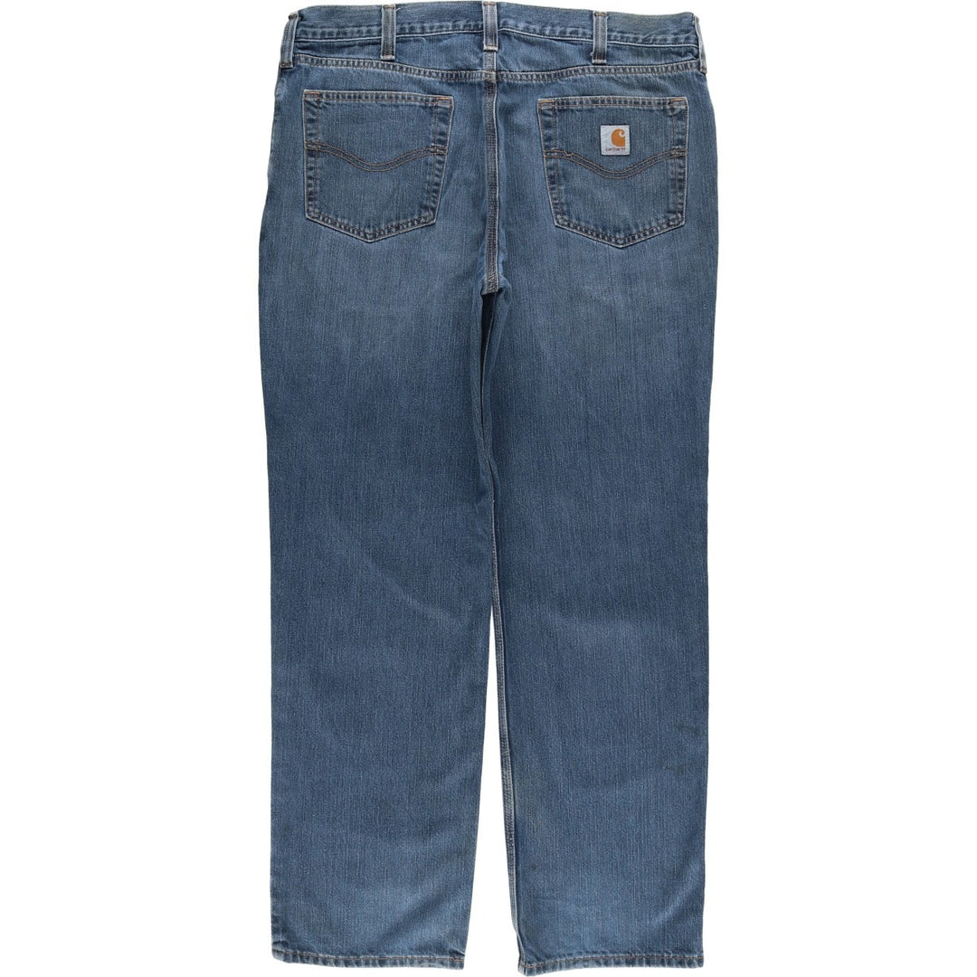Carhartt Relaxed Fit Straight Denim Pants for Men, W37 cotton blue type Vintage Second Hand