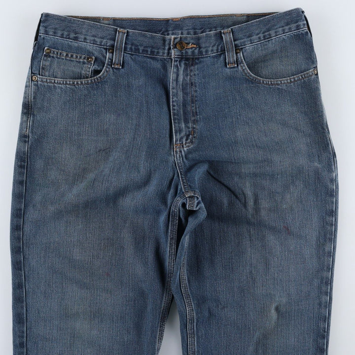 Carhartt Relaxed Fit Straight Denim Pants for Men, W37 cotton blue type Vintage Second Hand