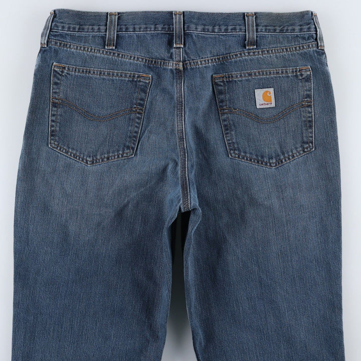 Carhartt Relaxed Fit Straight Denim Pants for Men, W37 cotton blue type Vintage Second Hand