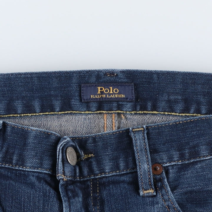 Ralph Lauren Polo RALPH LAUREN Men's Straight Denim Pants, Size W36 cotton blue type Vintage Second Hand
