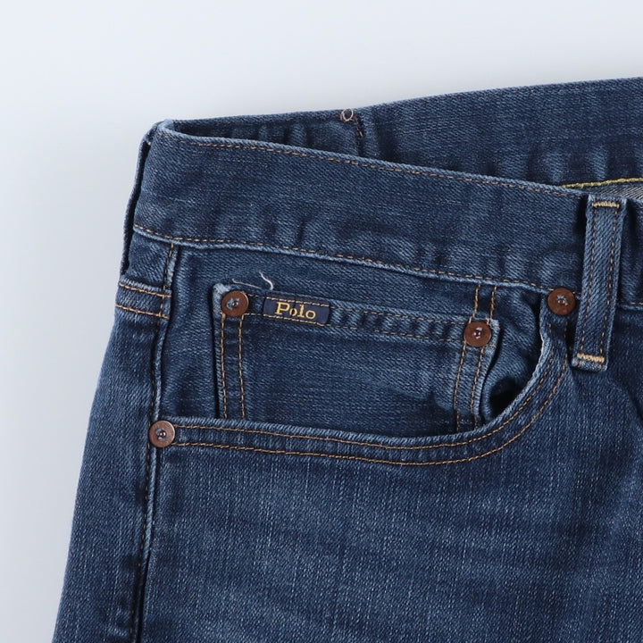 Ralph Lauren Polo RALPH LAUREN Men's Straight Denim Pants, Size W36 cotton blue type Vintage Second Hand