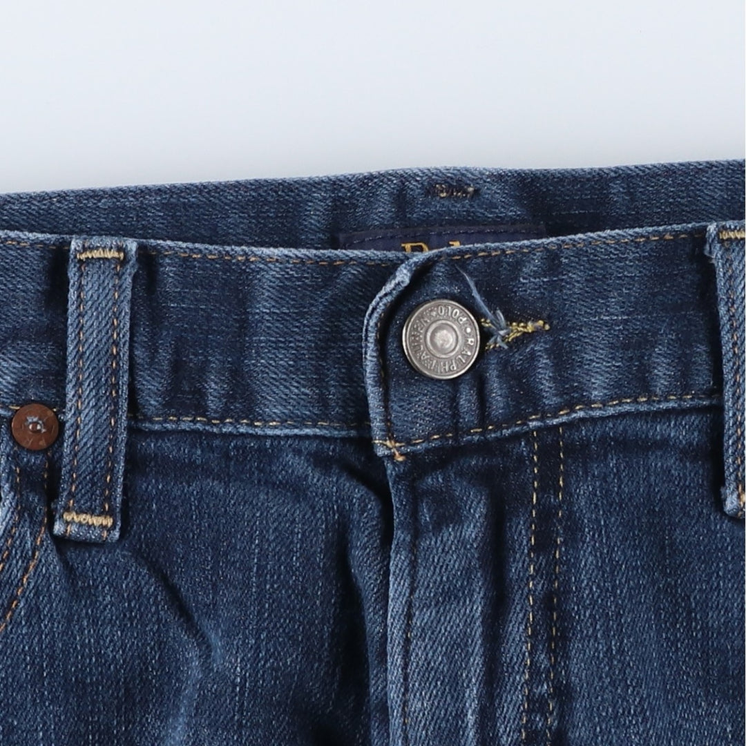 Ralph Lauren Polo RALPH LAUREN Men's Straight Denim Pants, Size W36 cotton blue type Vintage Second Hand