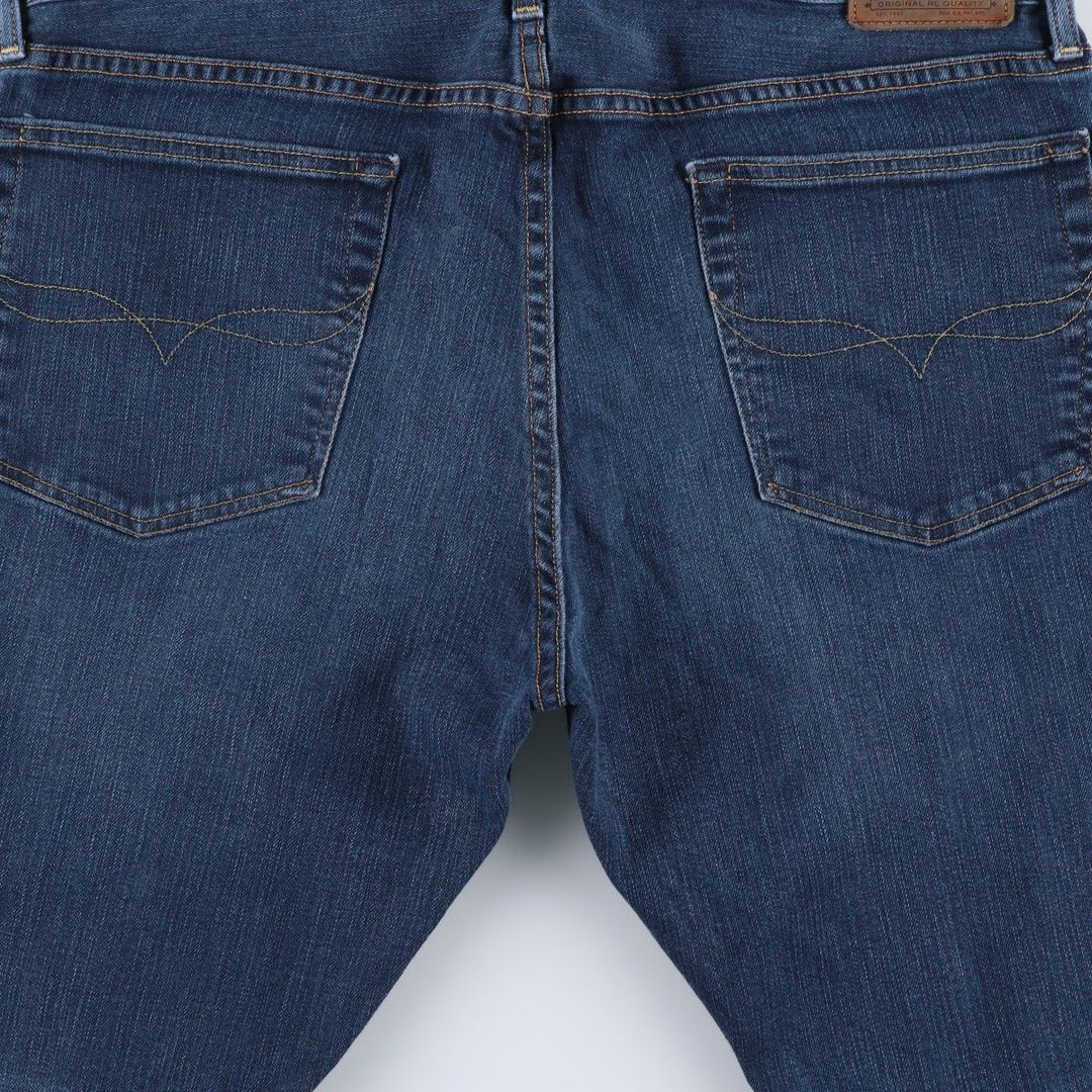 Ralph Lauren Polo RALPH LAUREN Men's Straight Denim Pants, Size W36 cotton blue type Vintage Second Hand