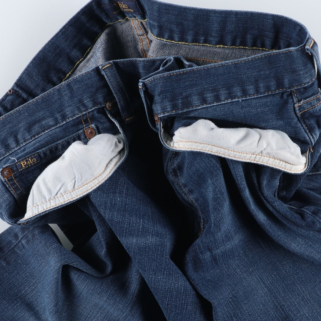 Ralph Lauren Polo RALPH LAUREN Men's Straight Denim Pants, Size W36 cotton blue type Vintage Second Hand