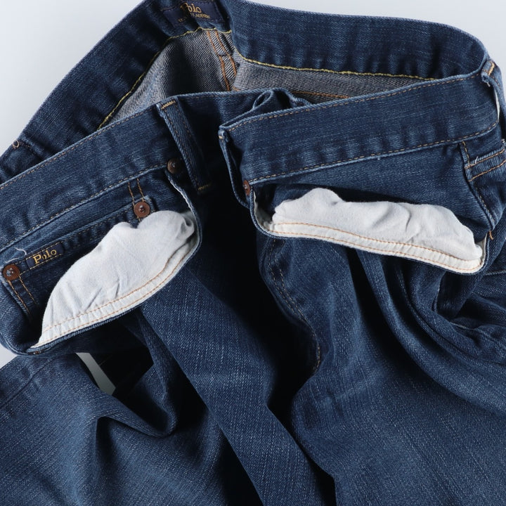 Ralph Lauren Polo RALPH LAUREN Men's Straight Denim Pants, Size W36 cotton blue type Vintage Second Hand