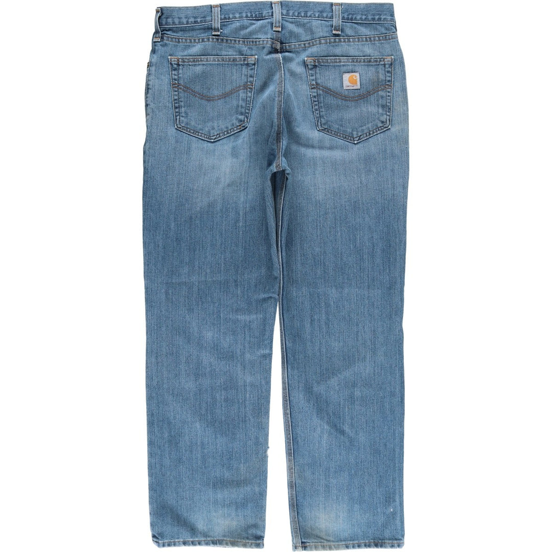 Carhartt Relaxed Fit Tapered Denim Pants for Men, W37 cotton blue type Vintage Second Hand